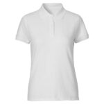 Neutral Bio-Damen-Poloshirt, 235 g/m² weiß, Gr. M