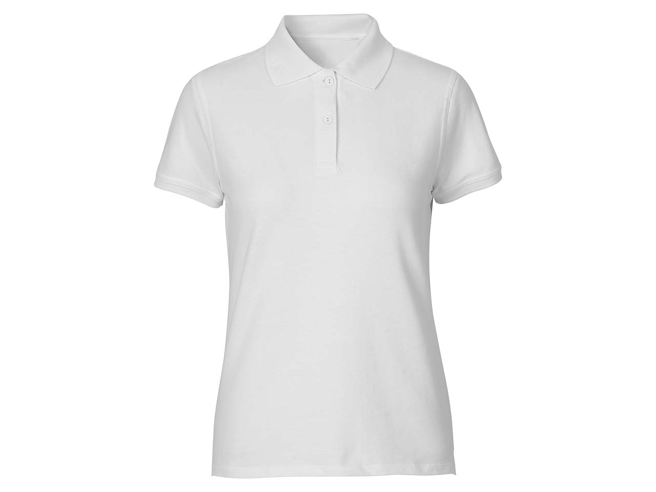 Neutral Bio-Damen-Poloshirt, 235 g/m² weiß, Gr. M