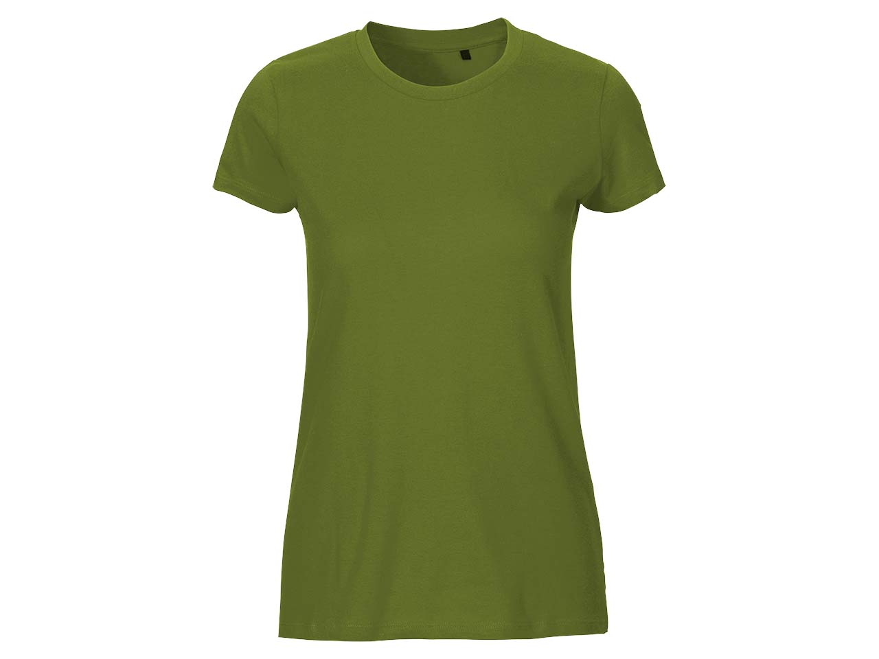 Neutral Bio-Damen-T-Shirt mit Rundhalsausschnitt military, Gr. M