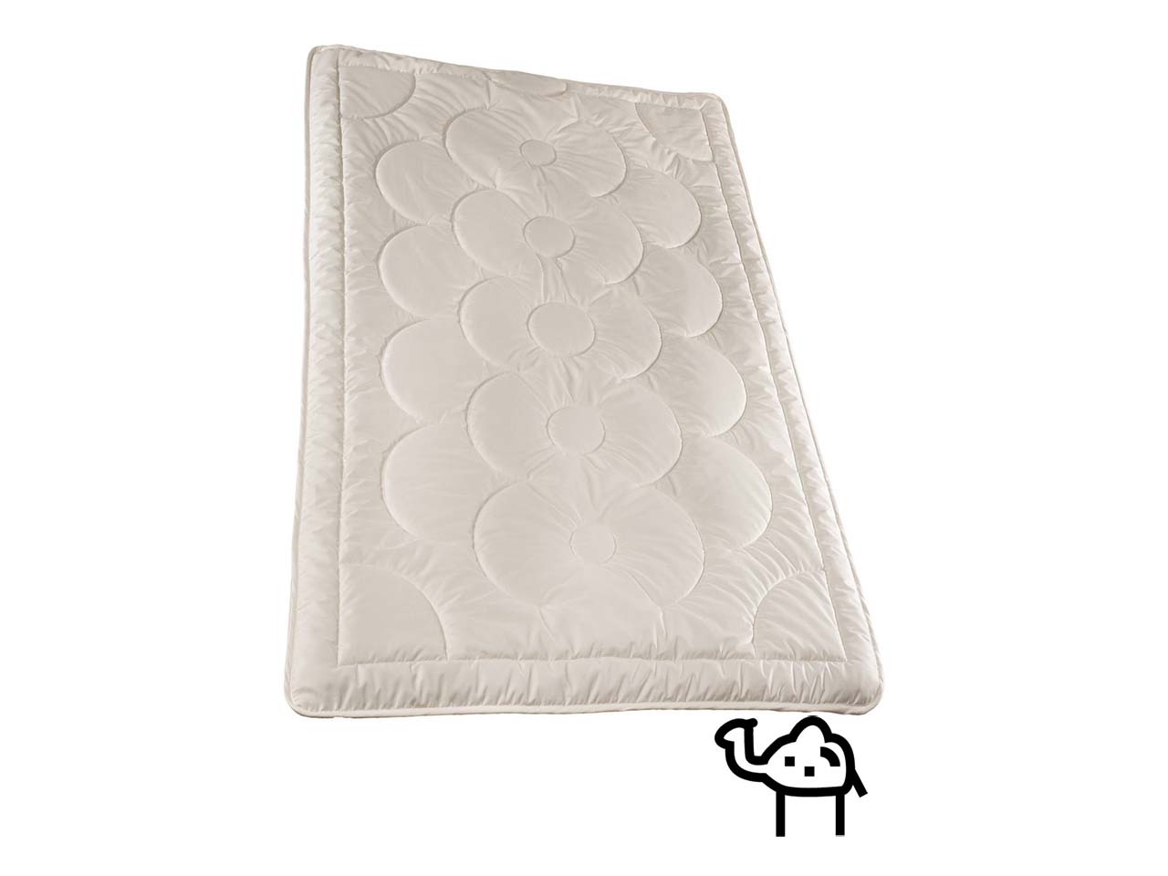 Prolana Duo-Winterdecke SIBARI 135x200 cm 1400g Kamelhaar