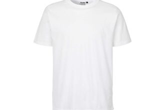 Neutral Bio-Unisex-T-Shirt mit Rundhalsausschnitt, weiß, Gr. L