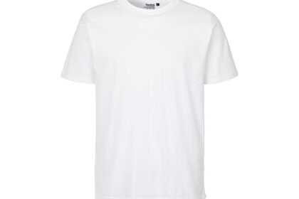 Neutral Bio-Unisex-T-Shirt mit Rundhalsausschnitt, weiß, Gr. L