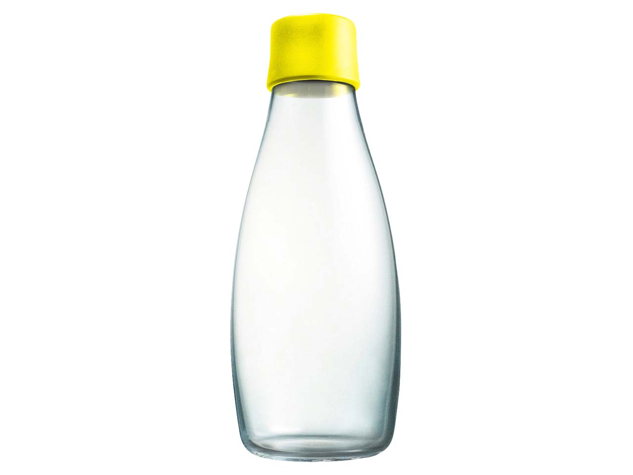 retap Trinkflasche 0,5 l aus Glas yellow