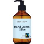 Fair Squared Handcreme "Olive" inkl. 4-farbigem Druck, 240 ml