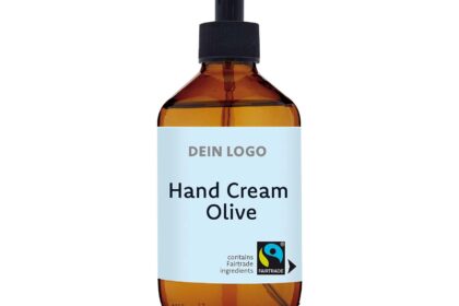 Fair Squared Handcreme "Olive" inkl. 4-farbigem Druck, 240 ml
