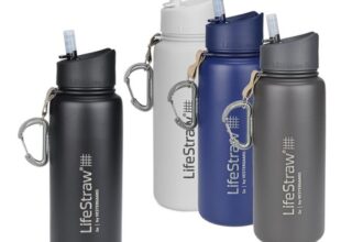 LifeStraw Go Stainless Steel Edelstahlflasche isoliert