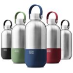 Trinkflasche Edelstahl Kohlensäure geeignet Thermosflasche 1l,