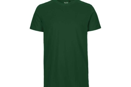 Neutral Bio-Herren-T-Shirt mit Rundhalsausschnitt, bottle green, Gr. XL