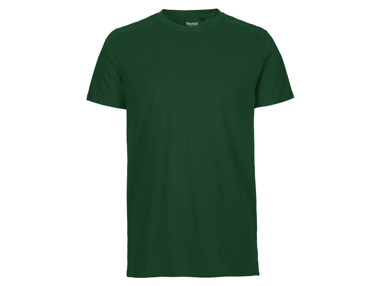 Neutral Bio-Herren-T-Shirt mit Rundhalsausschnitt, bottle green, Gr. XL