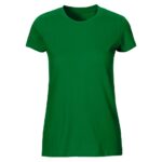 Neutral Bio-Damen-T-Shirt mit Rundhalsausschnitt grün, Gr. XXL
