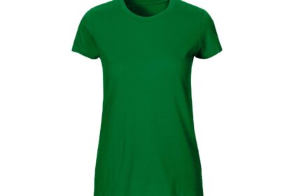 Neutral Bio-Damen-T-Shirt mit Rundhalsausschnitt grün, Gr. XXL