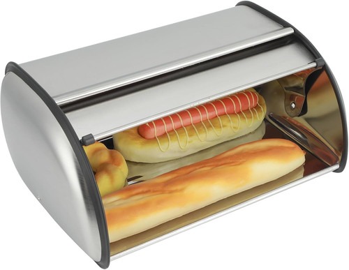 Brotkasten Aus Edelstahl, 33X24X15Cm Brotbox Mit