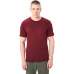 VAUDE Herren-T-Shirt "Essential Wool" mit 90 % Merinowolle, carmine, Gr. XXL