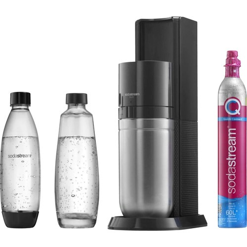 SodaStream DUO Glasflaschen Wassersprudler Titan (1