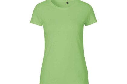 Neutral Bio-Damen-T-Shirt mit Rundhalsausschnitt lime, Gr. M