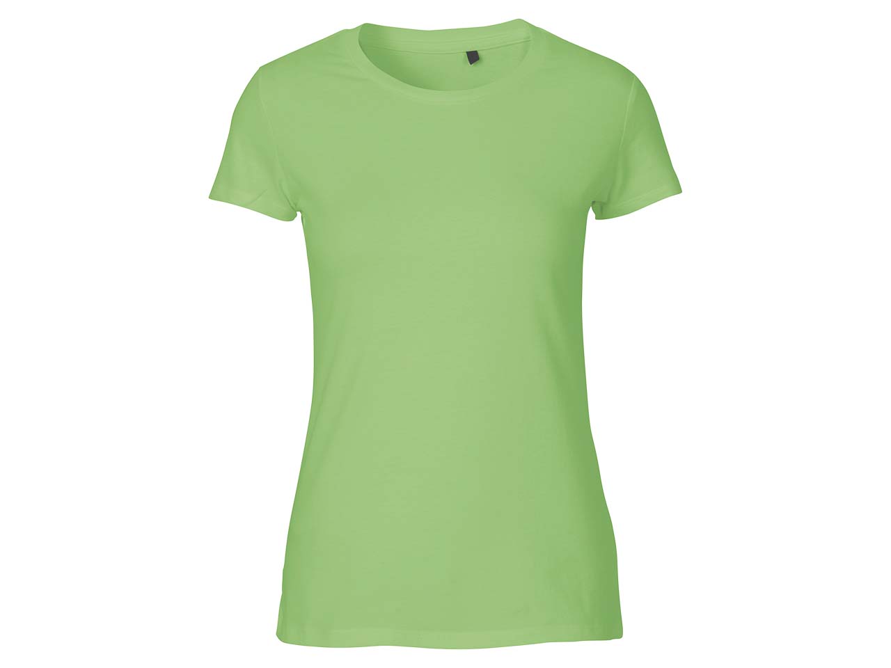 Neutral Bio-Damen-T-Shirt mit Rundhalsausschnitt lime, Gr. M