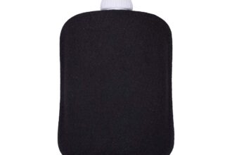 Wärmflasche 'UNNY' aus Naturwollfilz' 0,8 l, schwarz