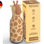Bestie Kindertrinkflasche mit Strohhalm – Isolierte