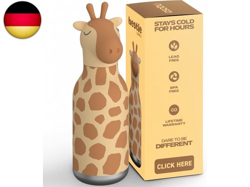Bestie Kindertrinkflasche mit Strohhalm – Isolierte