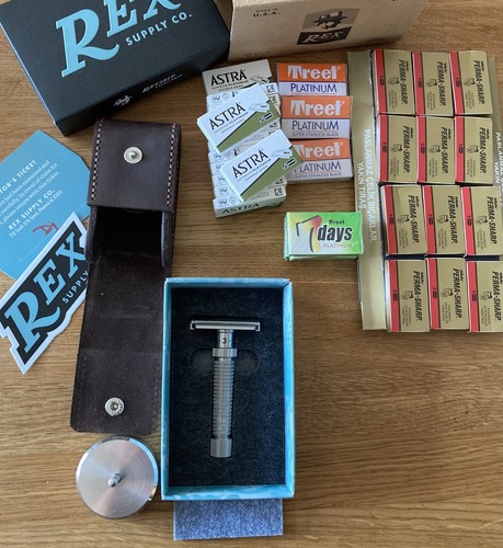 Rex Ambassador Adjustable Rasierhobel Edelstahl Gebraucht