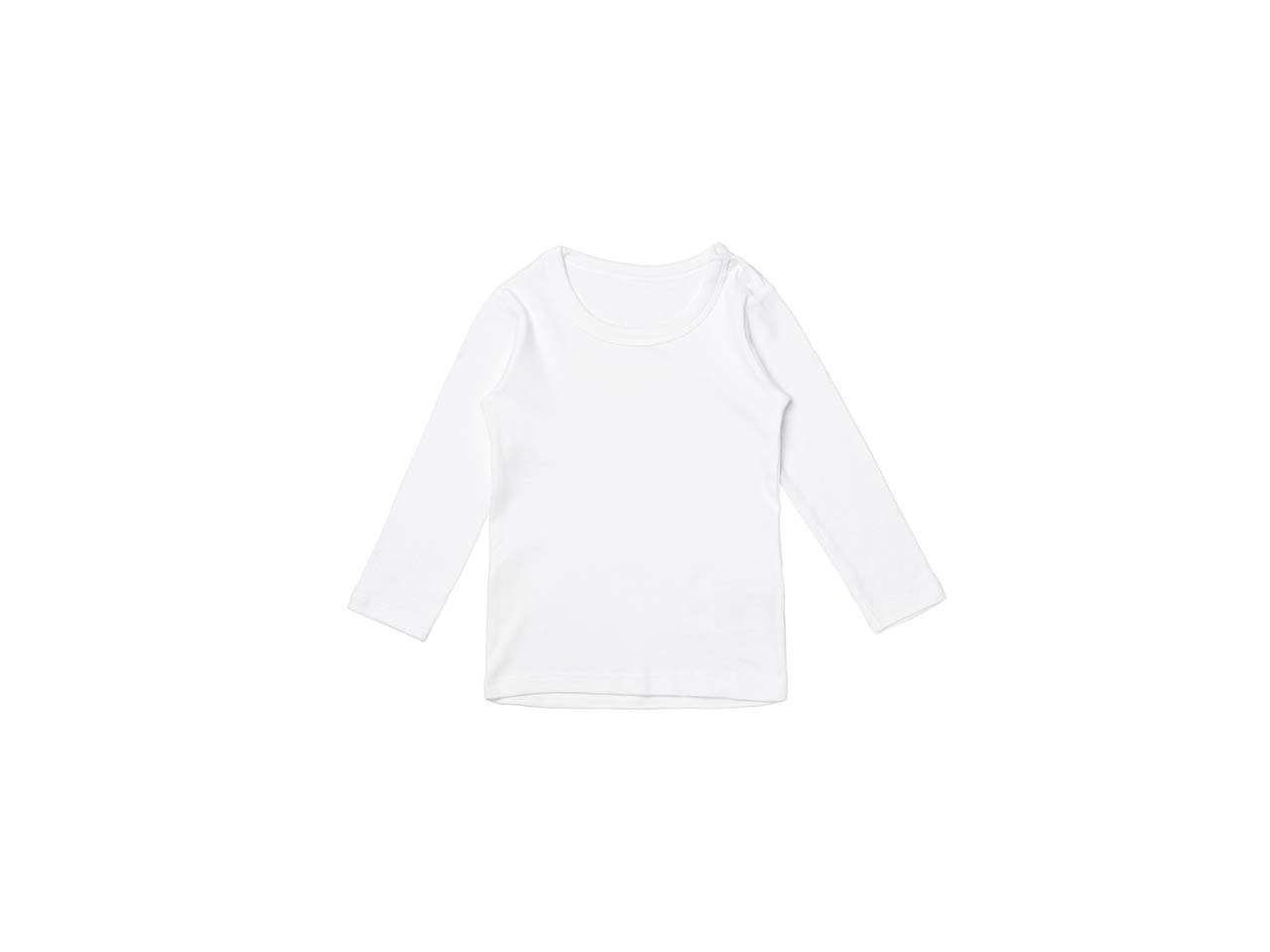 Neutral Bio-Baby-Langarmshirt Gr. 86, weiß