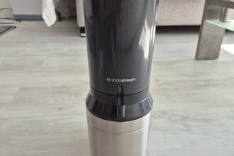 SodaStream DUO Trinkwassersprudler Gas schwarz/silber inkl.