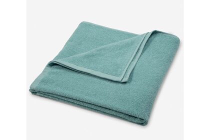 Living Crafts Bio-Badetuch "BARI" 140 x 70 cm, aqua haze