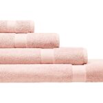 Cotonea Frottier Handtuch 50 x 100 cm, Bio-Baumwolle, rouge