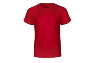 Neutral Bio-Kinder T-Shirt mit Rundhalsausschnitt rot, Gr. 104/110