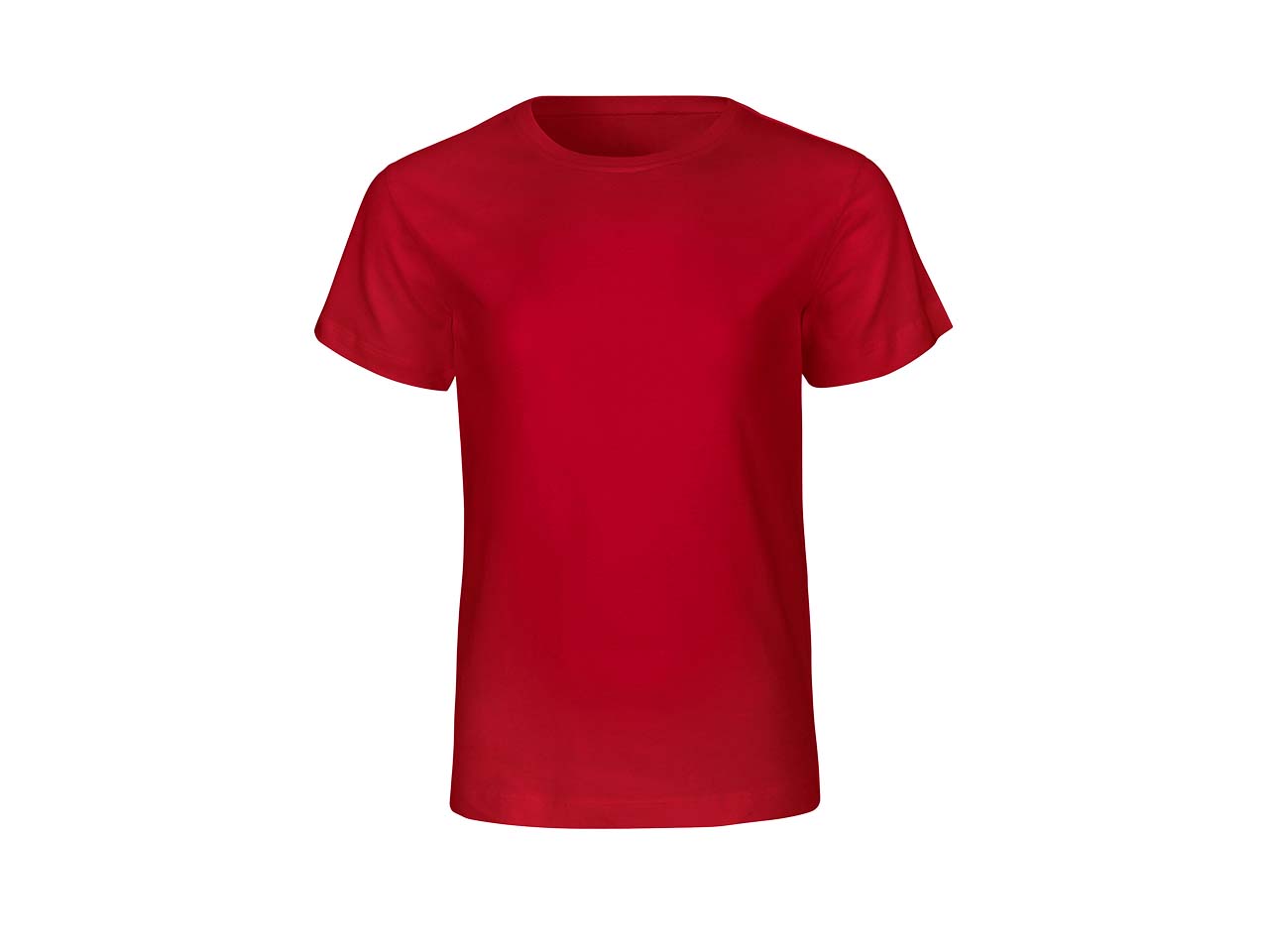 Neutral Bio-Kinder T-Shirt mit Rundhalsausschnitt rot, Gr. 104/110