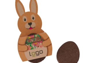 FlowerEgg "Bienenwiese" mit Bio-Saatgut, torffrei, inkl. Digitaldruck