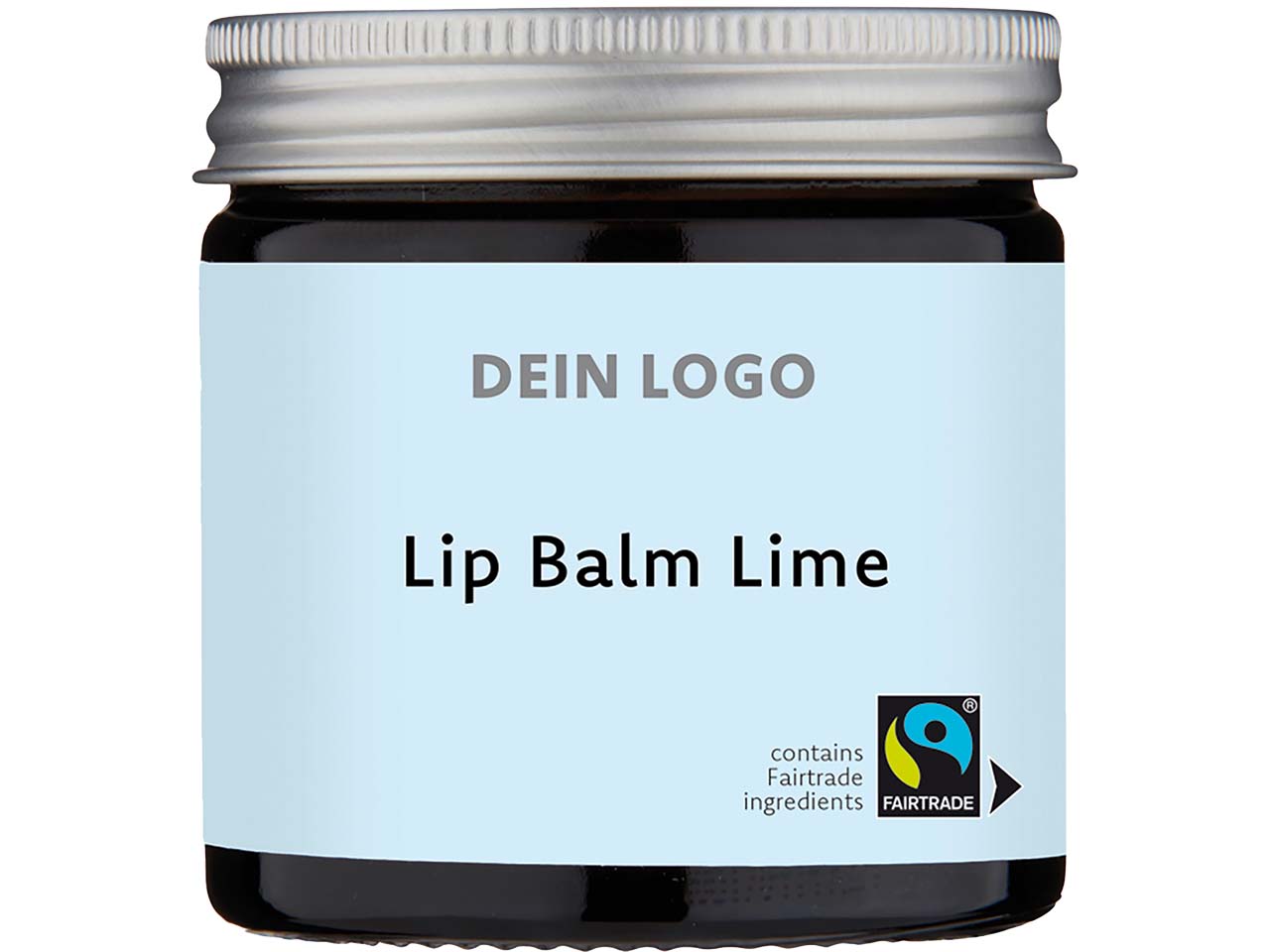 Fair Squared Lippenbalsam "Limette" inkl. 4-farbigem Druck, 20 g