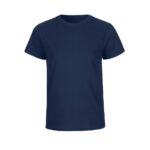 Neutral Bio-Kinder T-Shirt mit Rundhalsausschnitt navy, Gr. 116/122