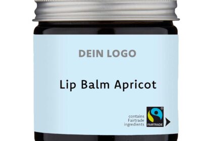 Fair Squared Lippenbalsam "Aprikose" inkl. 4-farbigem Druck, 20 g