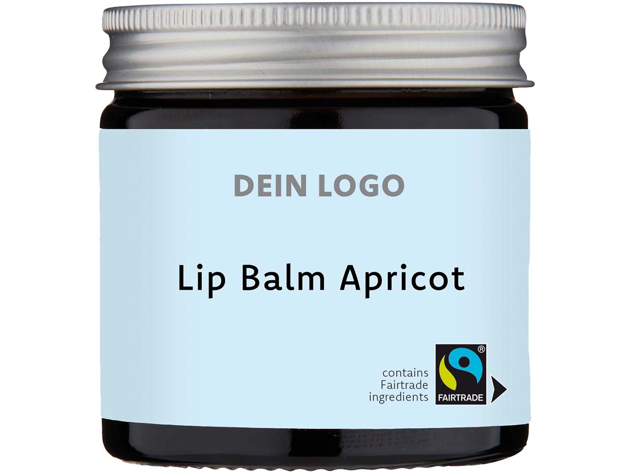 Fair Squared Lippenbalsam "Aprikose" inkl. 4-farbigem Druck, 20 g