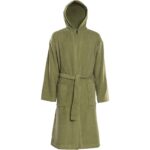 Living Crafts Bio-Bademantel "ORLANDO" khaki, Gr. S/M