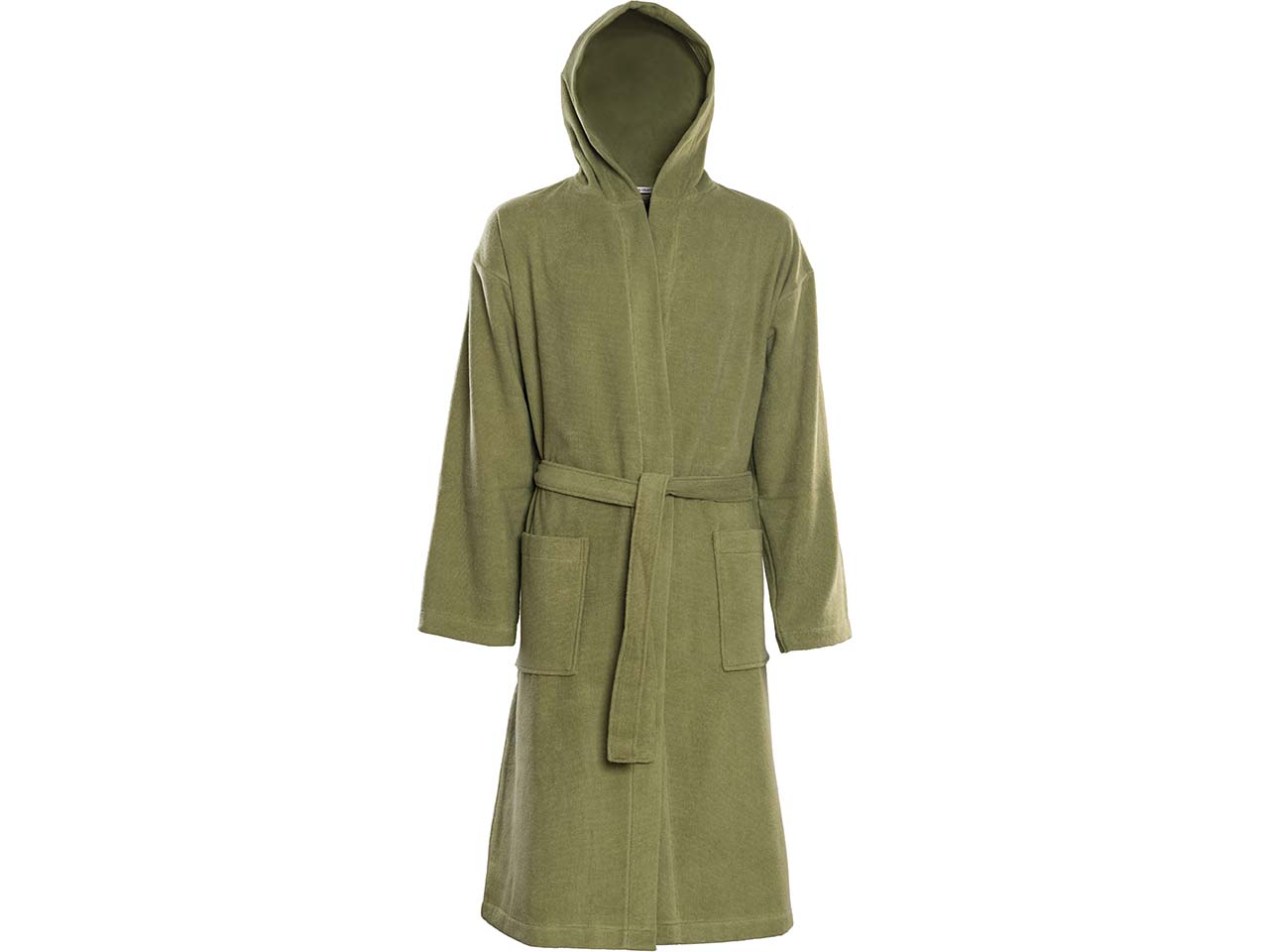 Living Crafts Bio-Bademantel "ORLANDO" khaki, Gr. S/M