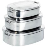 Edelstahl Vesperdose Lunchbox Brotdose Vesperbox Brotbox