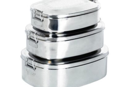 Edelstahl Vesperdose Lunchbox Brotdose Vesperbox Brotbox