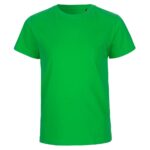 Neutral Bio-Kinder T-Shirt mit Rundhalsausschnitt hellgrün, Gr. 128/134