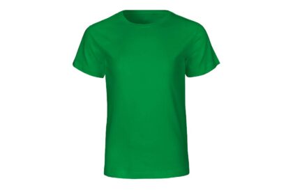 Neutral Bio-Kinder T-Shirt mit Rundhalsausschnitt grün, Gr. 116/122