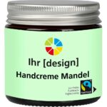 Fair Squared Handcreme "Mandel" inkl. 4-farbigem Druck, 50 ml