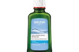 WELEDA Erfrischende Bio-Reinigung 2in1 Cleanser und Toner, 100 ml