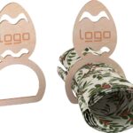 4er-Pack Serviettenring "Osterei" FSC-zertifiziert, inkl. Lasergravur