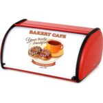 Brotkasten Edelstahl Brotbox Brotaufbewahrung Brotbehälter Retro