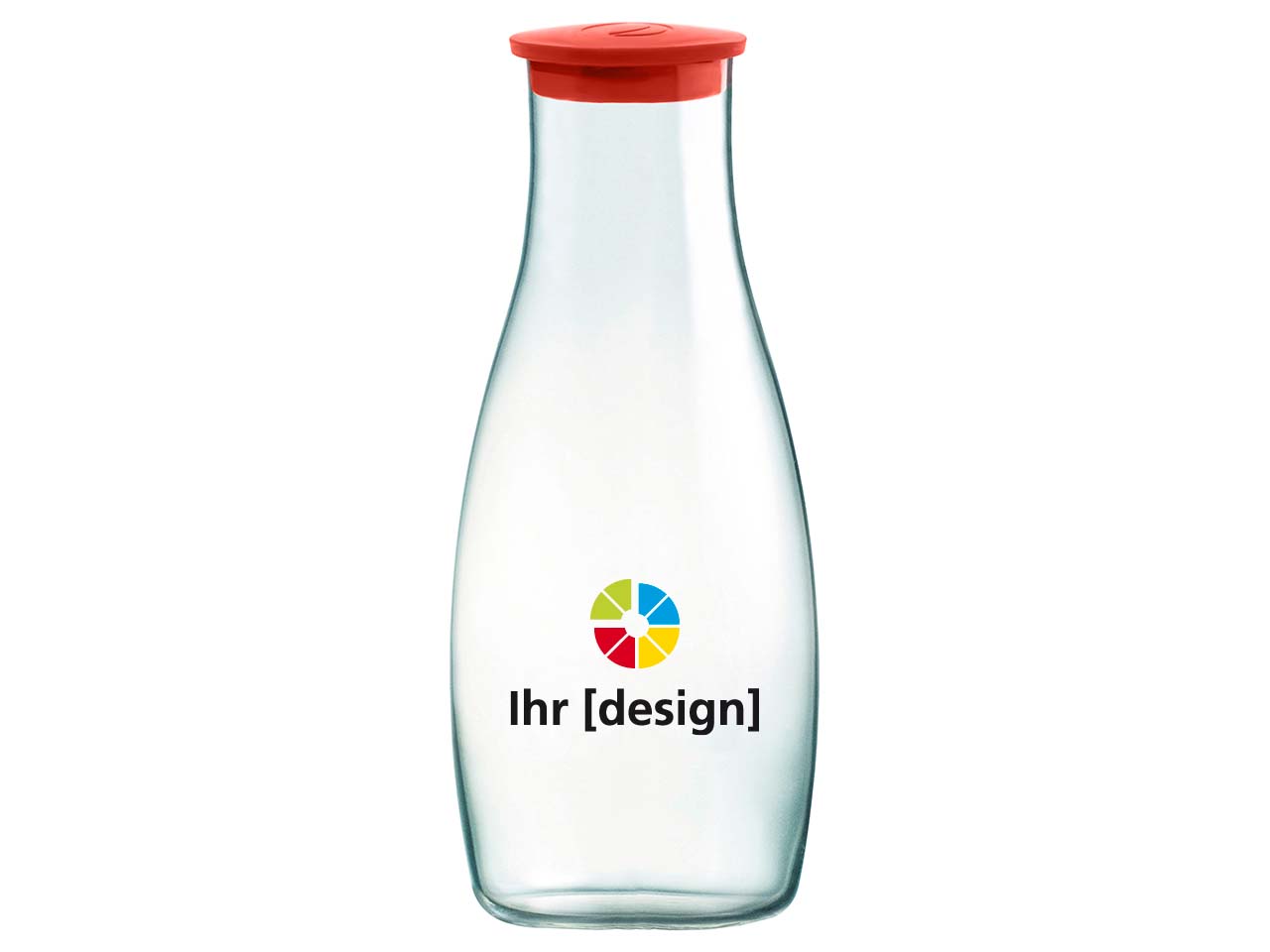 retap Glaskaraffe 1,2 l red