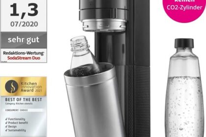 SodaStream DUO Wassersprudler 2 Glasflaschen 2