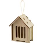 Bausatz für Insektenhäuschen aus Holz, inkl. 4-farbigem Aufdruck