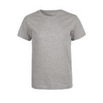 Neutral Bio-Kinder T-Shirt mit Rundhalsausschnitt grau, Gr. 140/146