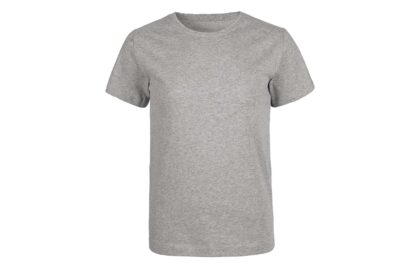 Neutral Bio-Kinder T-Shirt mit Rundhalsausschnitt grau, Gr. 140/146